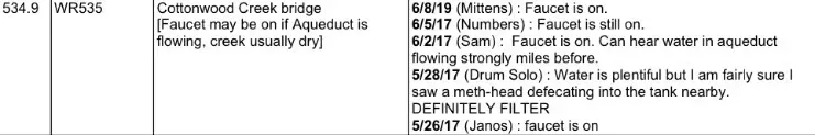 A+ to Drum Solo for the important water report details
