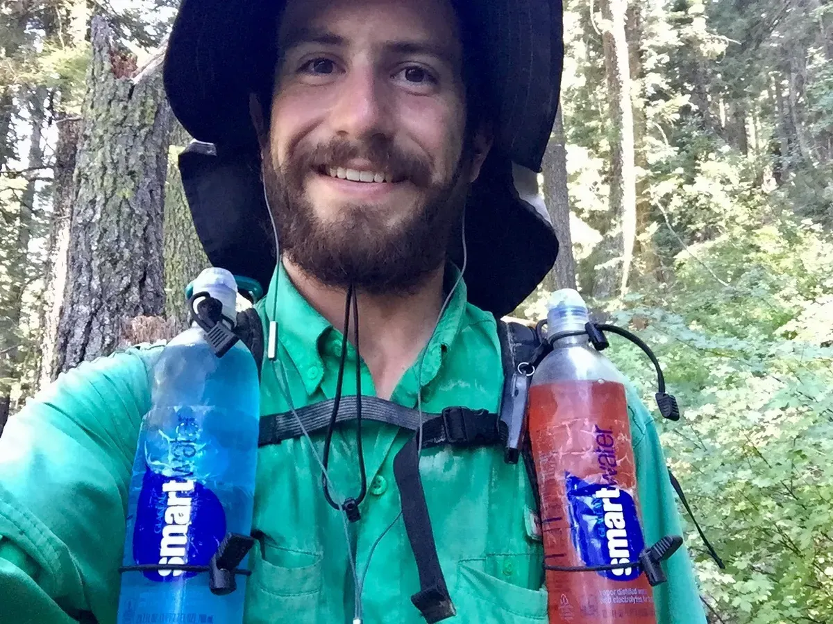 Red is CAFFEINE, blue is Gatorade